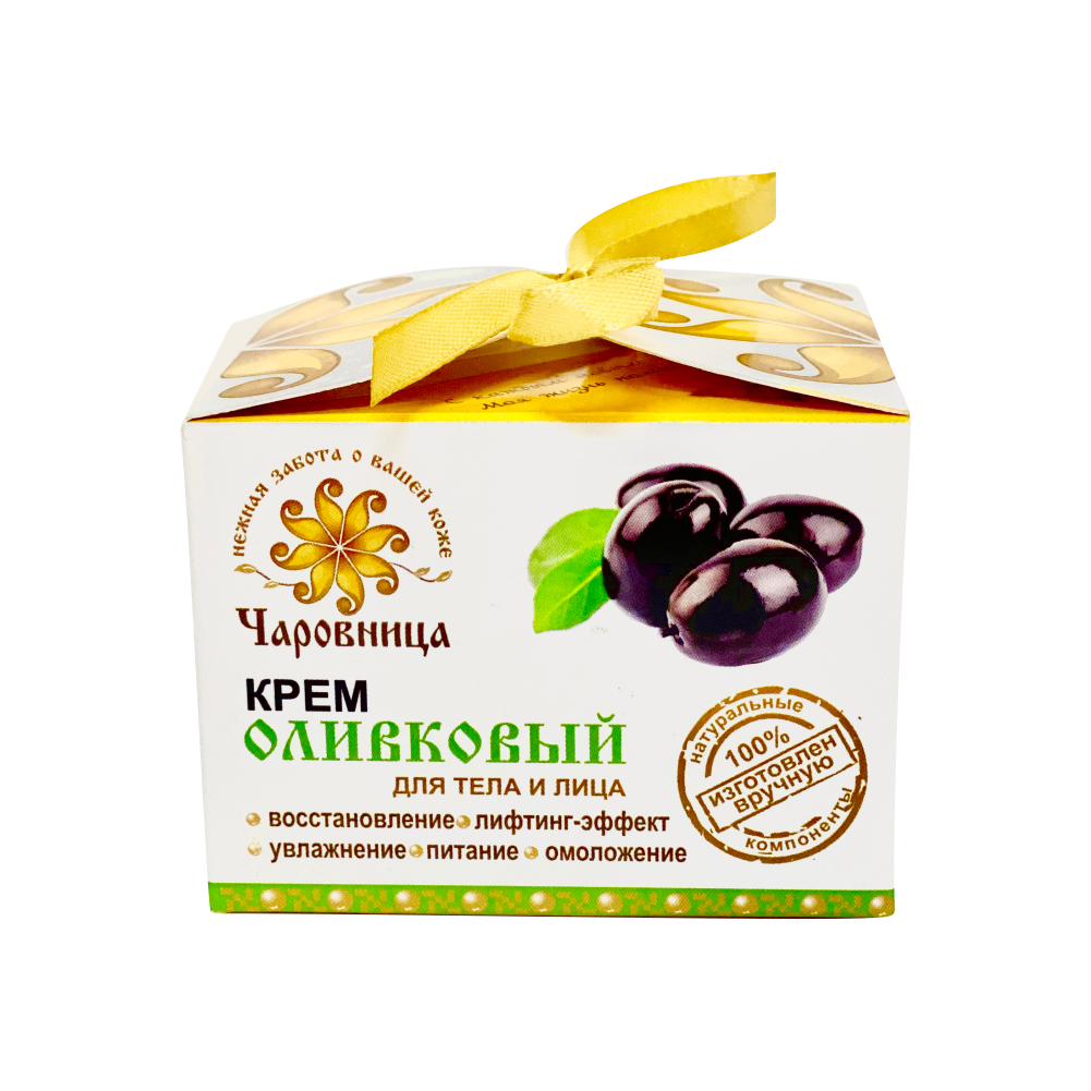Крем Чаровница для тела оливковый, 100 мл