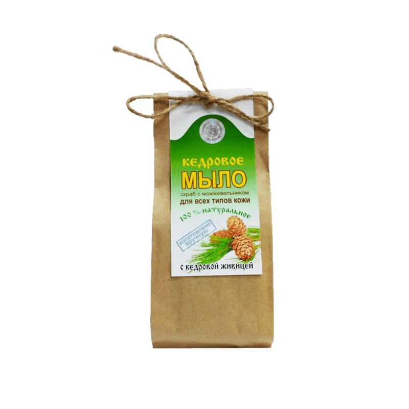 Мыло Кедровое для всех типов кожи, 80 г
