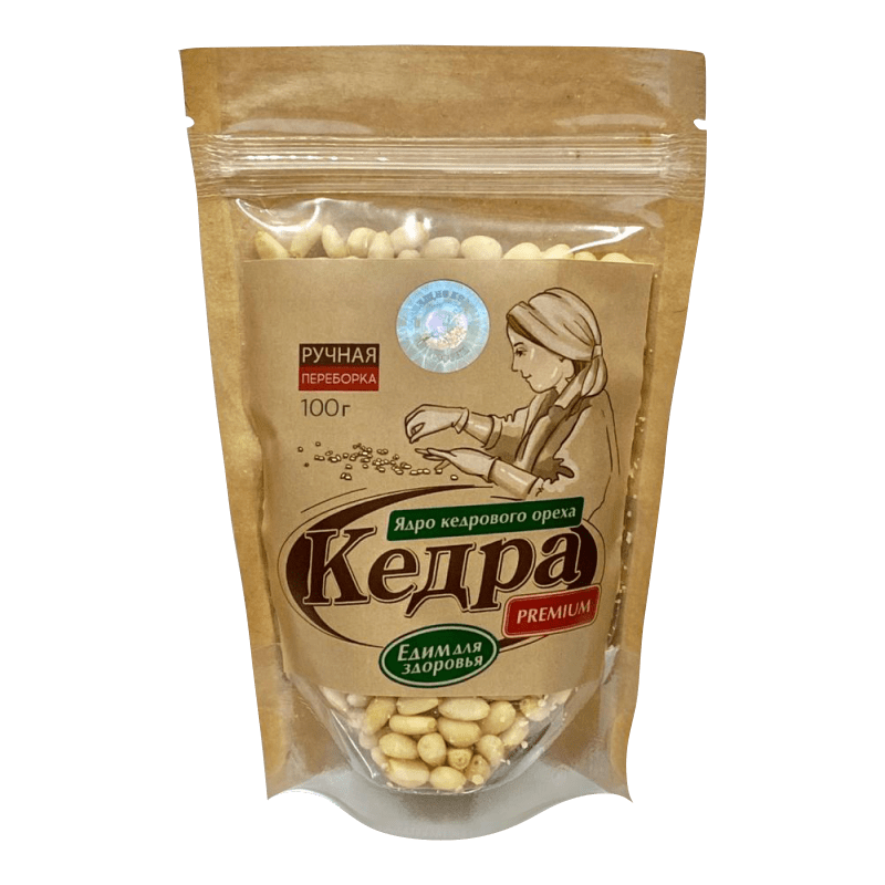 Ядро ореха кедрового, 100 г (ручная работа)