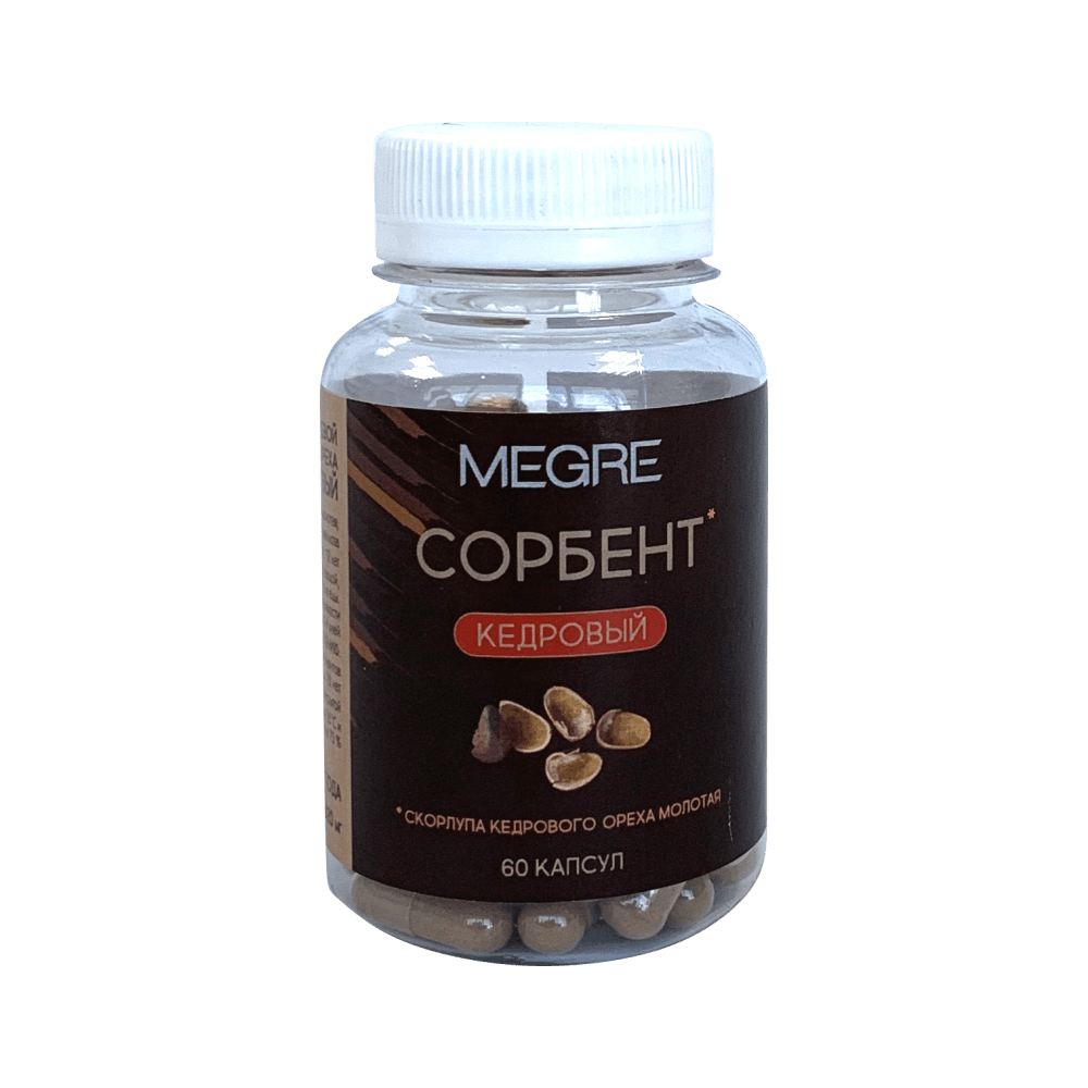 Сорбент кедровый, 60 капсул