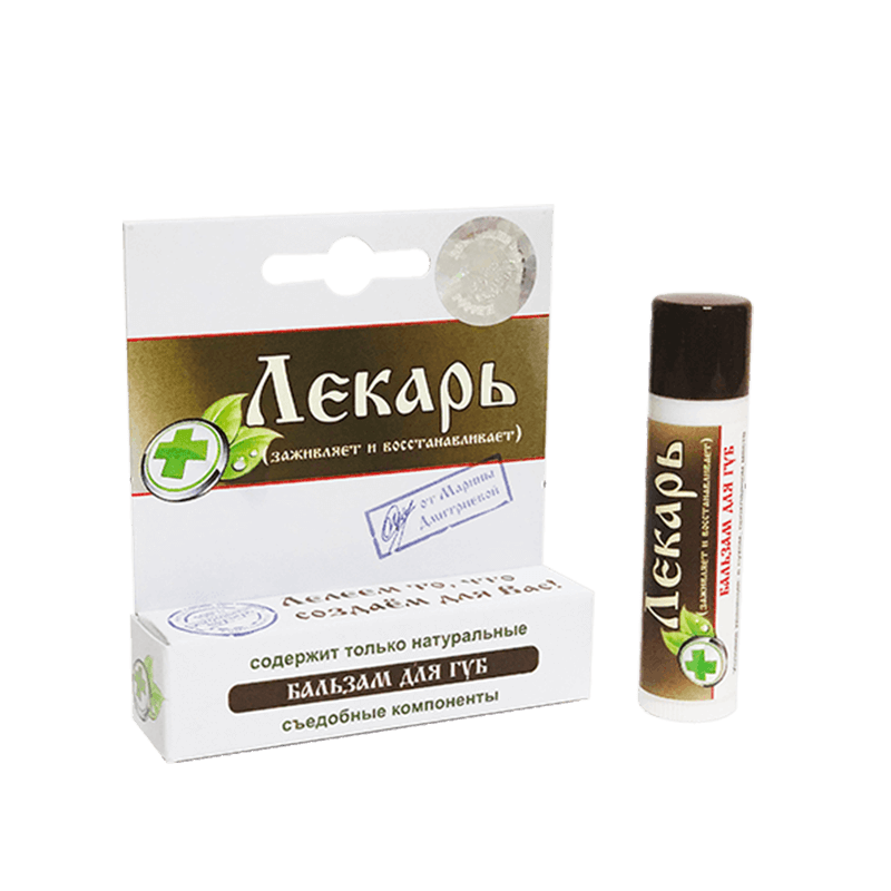 Бальзам для губ лечебный Лекарь, 5 г